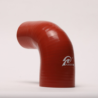Auto Cooling System 2.25&quot; To 2.5&quot; 90 Degree Elbow 4-Ply Silicone Black Red Hose For Turbo Piping/Intercooler/Intake